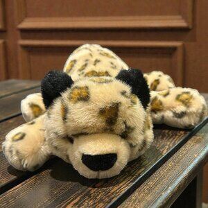 Vintage Gund Heads and Tales Leopard Plush Stuffed Animal,